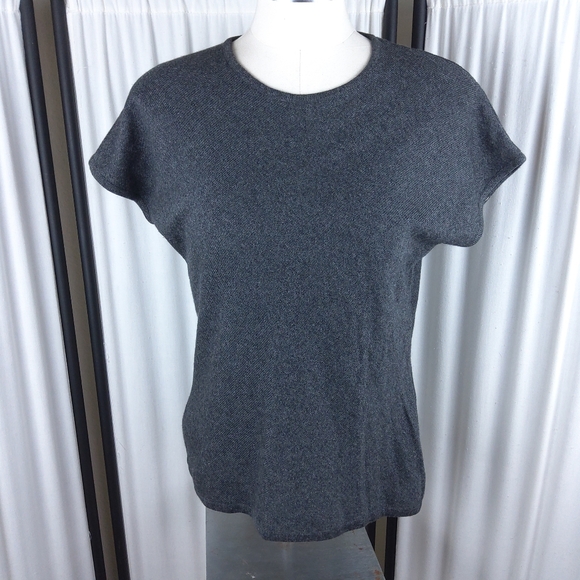 Ralph by Ralph Lauren T-Shirt‎ Short Sleeve 75%Silk 25%Cashmere Crew Neck - Picture 1 of 8